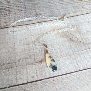 Dendrite Opal Necklace Natural Gemstone Pendant